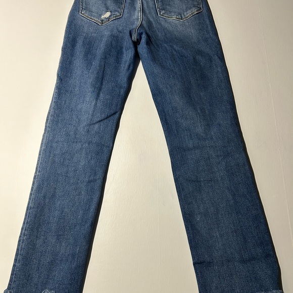Flying monkey women’s size 26 high waisted, distressed jeans with frayed hem - Picture 6 of 10